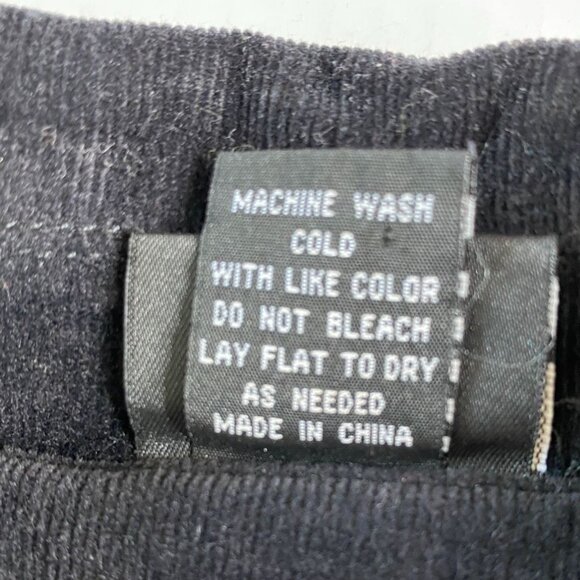 JKLA Womens Black Corduroy Pointed Collar Jacket Size S Outdoor Hiking Grunge - Picture 5 of 11